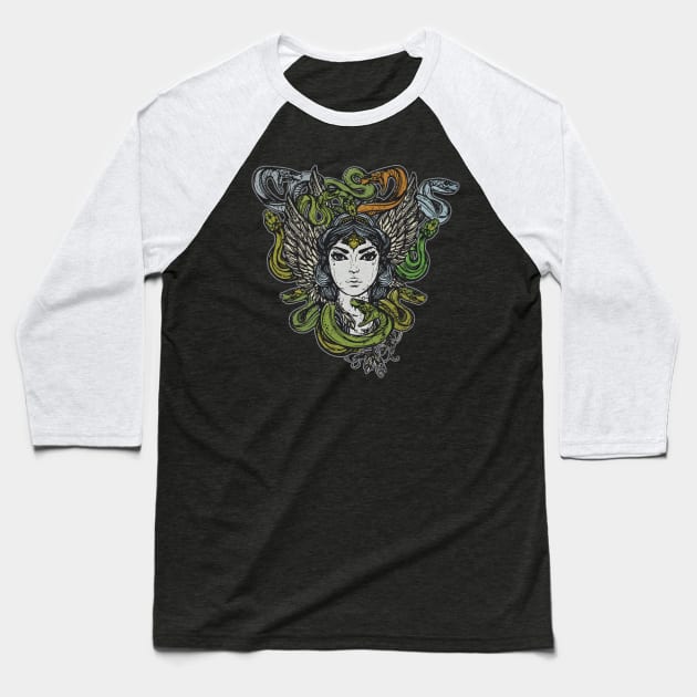 Gorgon Baseball T-Shirt by KennefRiggles